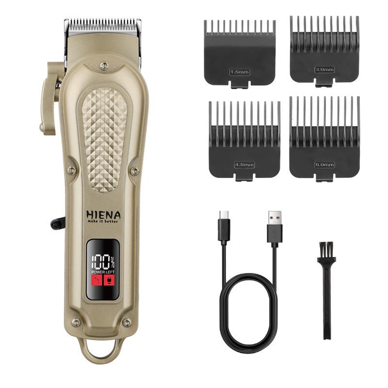 New multifunctional hair clipper household electric shaver barber shop special electric clipper shape carving scissors rechargeable electric clipper