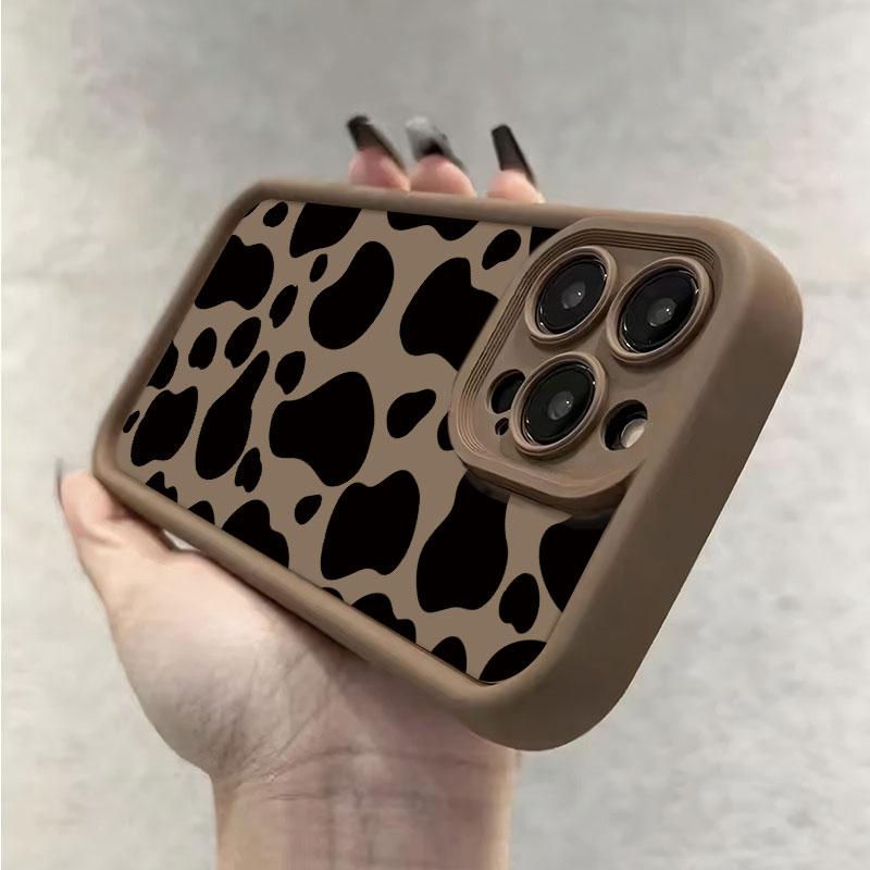 INS Leopard Print Phone Case For OPPO A18 A17K A57 A15S A54 A53S A53 A32 A36 A17 A16 A15 A38 A57S A57E A16S Silicone Soft Cover