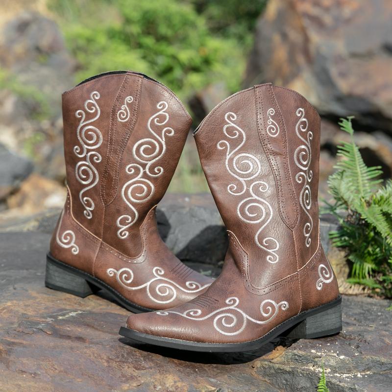 2024 Winter New Fashion Snow Boots, High-top Cotton Boots Waterproof Shoes Kitchen Shoes Cotton Shoes