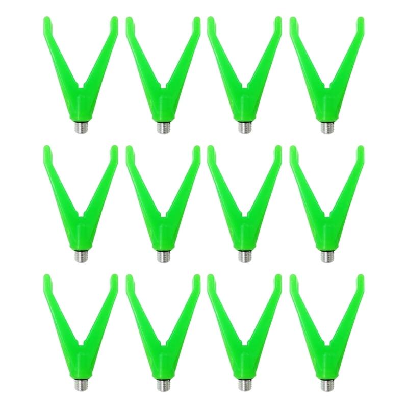 12pcs Carp Fishing Rod Rest Head Grip Nonslip Rod Stand Fishing Grip Grip Head Holder Fishing Tool Accessories