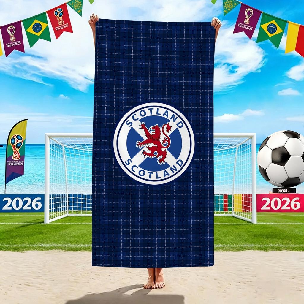 World Cup Beach Towels, Us-Canada-Mexico Football Team Microfiber Quick-Drying Absorbent Bath Towels, Sports Towels