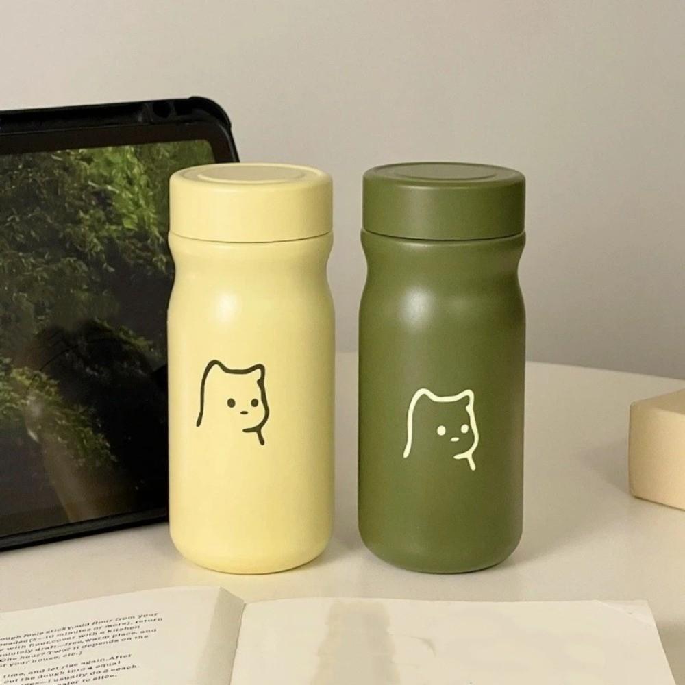 Cartoon Mini Pocket Mug Leak Proof Vacuum Insulated Cup Direct Drinking Mug  Outdoor Activities