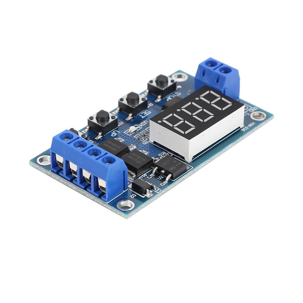 Selbstsperrendes Zyklus Timer Modul 12V - Zeitrelais Mit 20 Funktionen | 2-Kanal, Bis 10A