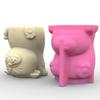 Succulent Plant Pots Silicone Mold Cat Panda Resin Mold DIY Animal Resin Mold