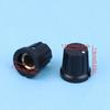5Pcs Pn-8E 20.5*16Mm Striped Plastic Knob Cap With Copper Core Electronic Instrument Switch Caps Inner Hole 6.35Mm