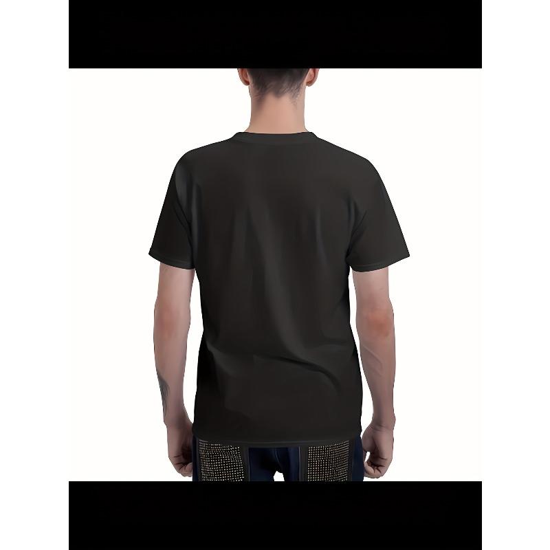 European Sizes The Offsprings Logo Band T-Shirt - Black Casual Crew Neck Short Sleeve Graphic Print Tee