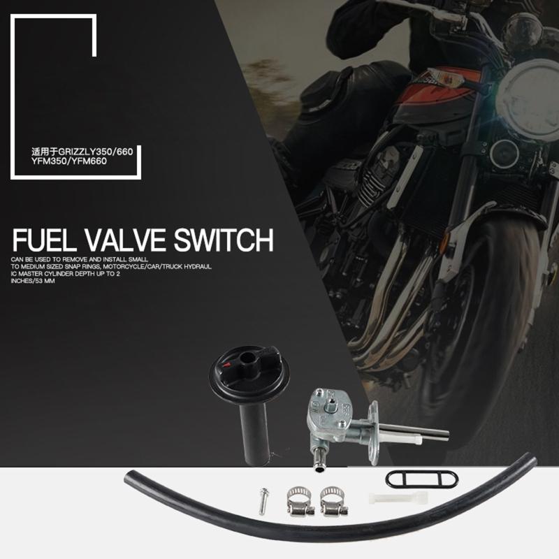 Fuel Petcock & Lever Screw Fuel for Switch for Suitable for 350 660 YFM350 YFM660 06-160 Replace 5KM-245