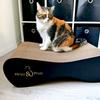 Mimi cat scratching post | black 40cm | 70x23x40 cm | MruuPruu