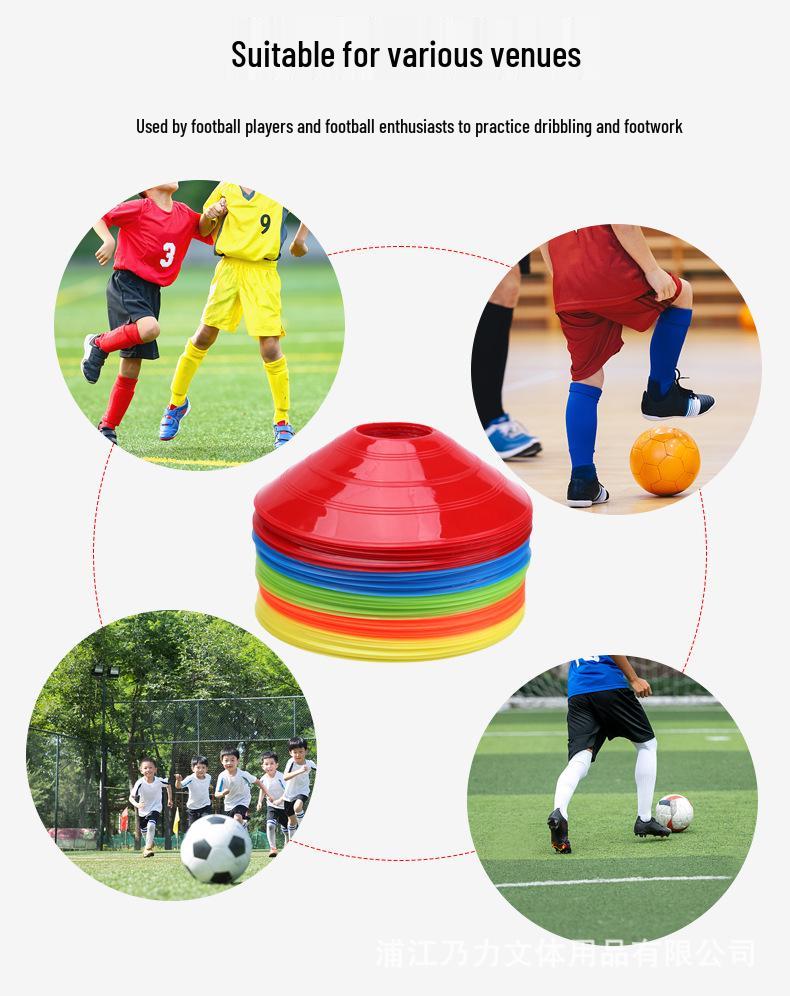Soft Football Training Marker Disc Set - Round Cone Equipment