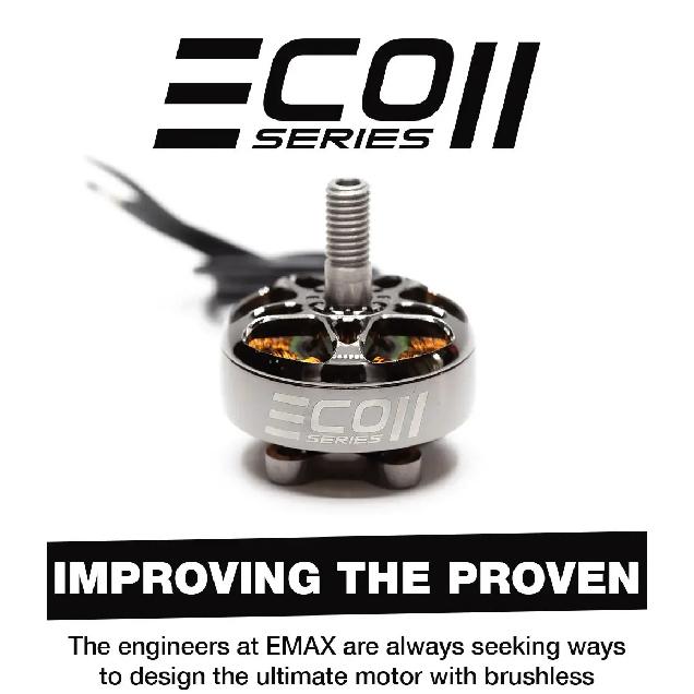 EMAX ECOII 2807 1300/1700/1500KV or ECOII 2207 1700/1900/2400KV Outrunner Brushless Motor for RC FPV Drone Quadcopter DIY Parts