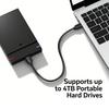Type-C to Micro B USB 3 0 External Hard Drive Cable Compatible with Laptops Smartphones High Speed Data Transfer Durable Construction 0 3 Meter Length