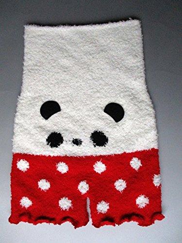 Warm, Fluffy, Fluffy Pants for Women, Set of Two, with Belly Warmer for Cold Weather Protection (rabbit and Panda Designs)