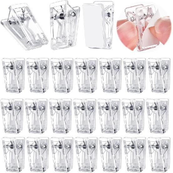 40PCS Tapestry Wall Hanging Clips, Tapestry Hangers Adhesive Clips for Hanging and Organization