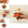 Cute Realistic Turkey Instant Noodle Plush Keychain Adorable Food Charm Accessory