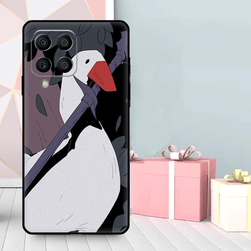 Cartoon Funny Goose Case For Samsung Galaxy M06 M11 M31 M14 M34 M54 M12 M32 M52 M15 M13 M16 M36 M56 M53 M35 M55