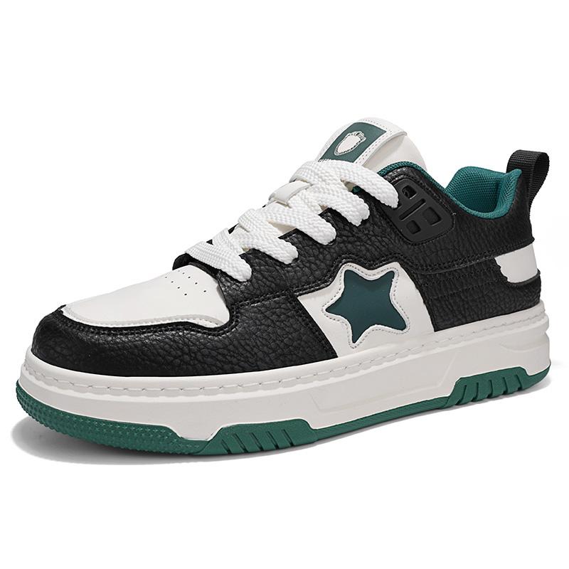 

Men s Sports and Leisure Board Shoes Soft Bottom Are Versatile Slip Resistant Wear-resistant Lightweight and Suitable for Work 44 чорний