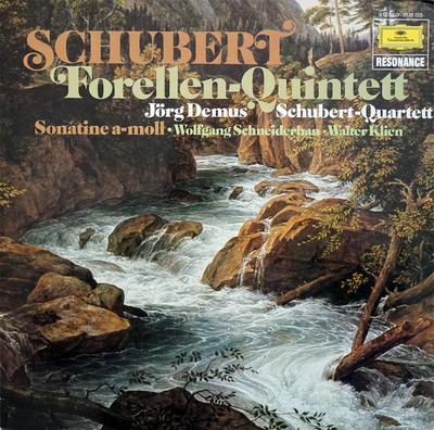 LP Record FRANZ SCHUBERT, JÖRG DEMUS, SCHUBER - Forellen-Quintett / Sonatine A-moll 2535225 Deutsche Grammo Germany Classical Used