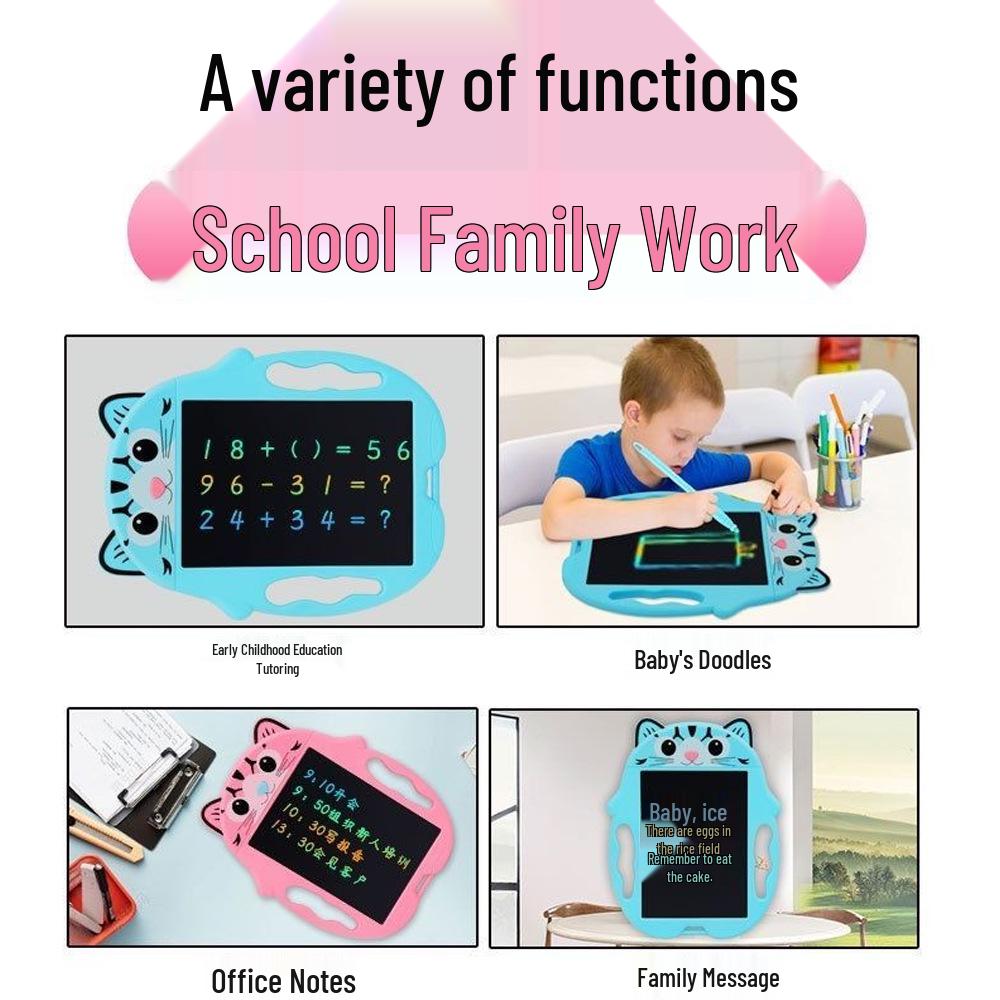 LCD Drawing Board for Toddlers - Colorful Handwriting & Doodle Pad for Kids