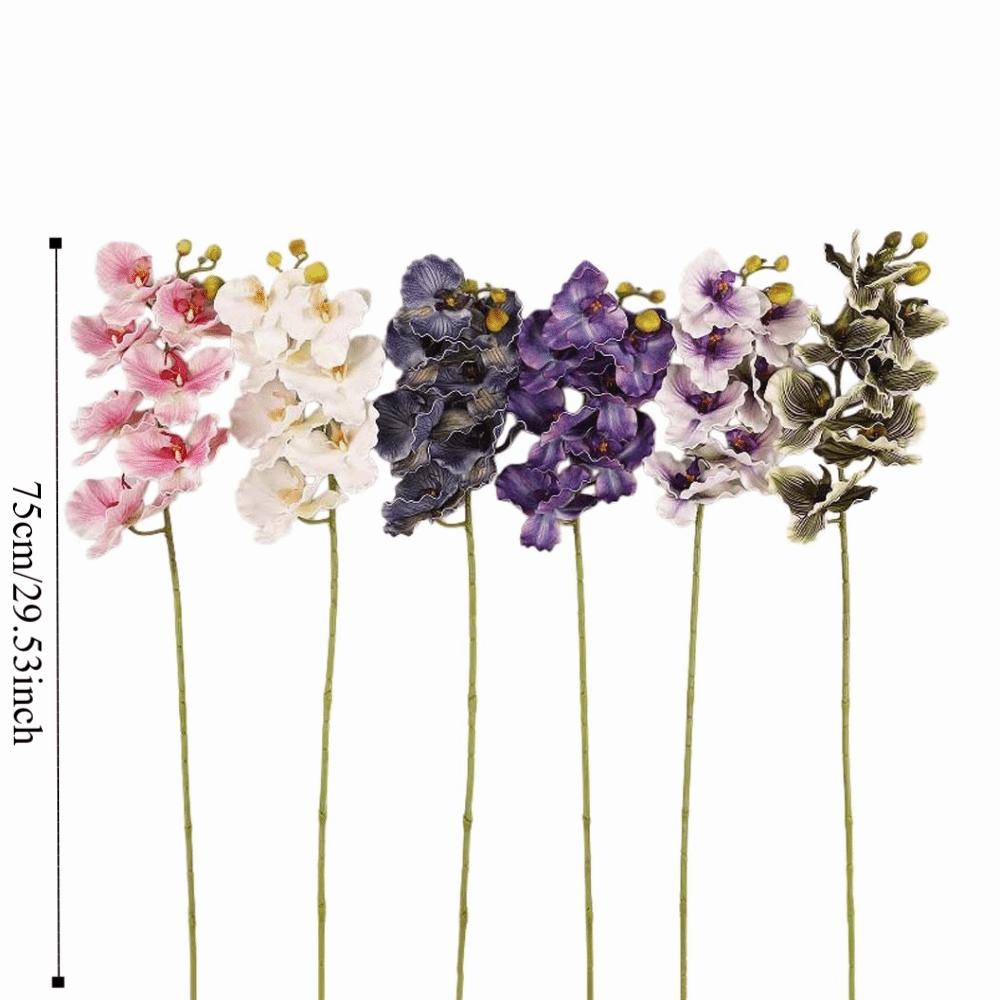 Handmade Simulation Big Moth Orchid Real Touch Faux Phalaenopsis  Wedding Party Favors