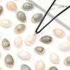 50Pcs 11x16mm Natural Shell Shaped Beads For Jewelry Making Mini Pendant DIY Handmade Necklace Phone Chain Gift Accessories