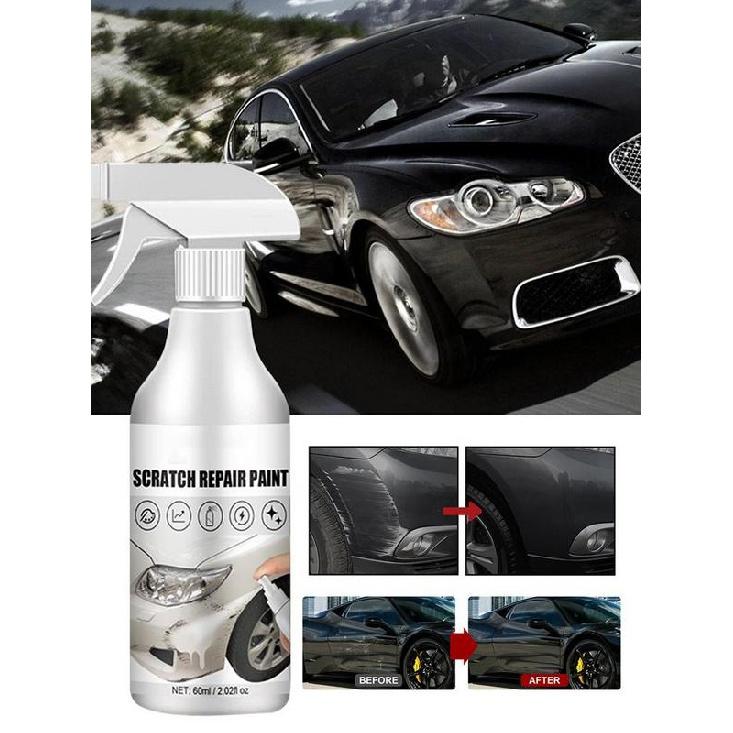 Car Scratch Repair Spray | Black White Scratch Remover Car Polishing | Self-Painting Car Scratch Protection