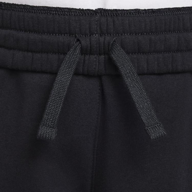 Nike Knitted Sports Pants SS23 Logo Embroidery Tapered Loose Black Kids Bottoms FD3012010