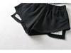 Pantalones Cortos de Calle Estilo Chica Picante Americana 2025 de Tiro Bajo, Pierna Ancha, Patchwork, Calientes para Mujer