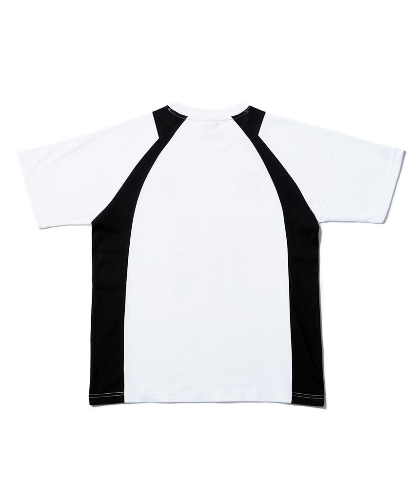 GAKKAI UNIONS Emblem Raglan Short Sleeve T-Shirt White