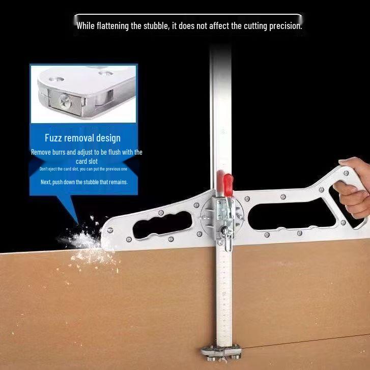 High-Precision Dust-Free Folding Roller Push Knife for Gypsum Board Cutting