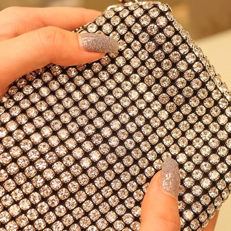 Сумка с блестящими бриллиантами — фото 19