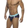 UXH Herren Streifen Sport Badehose: Stilvolle, robuste Fitness-Badehose aus Nylon