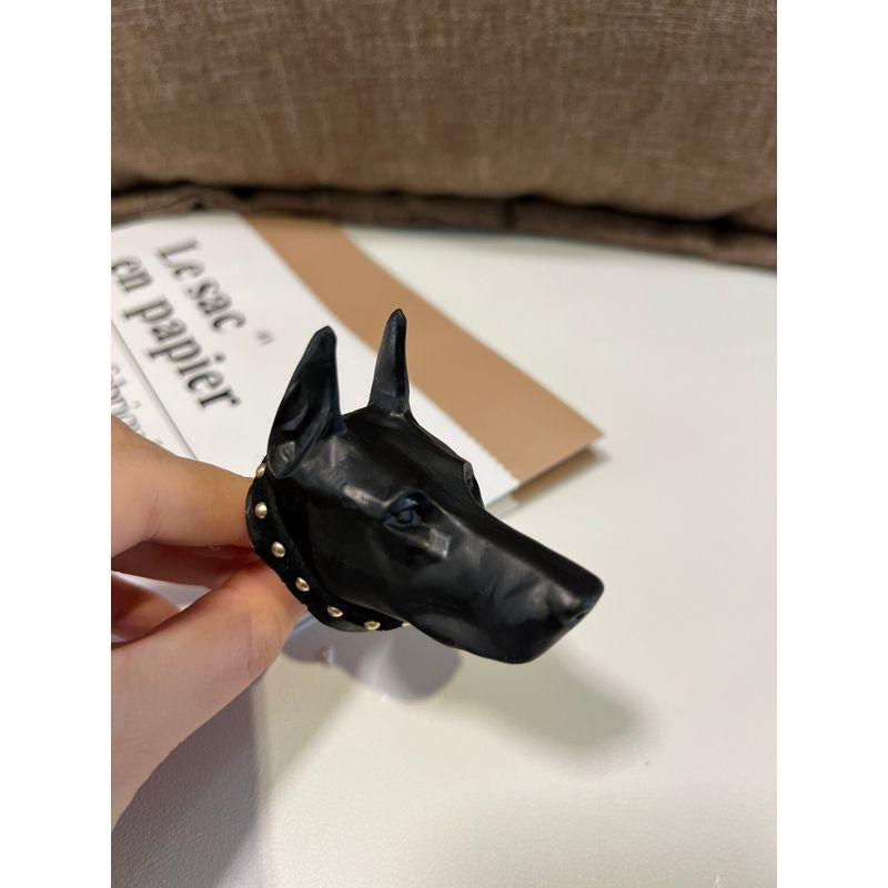 

Cool Black Doberman Dog Car Air Conditioner Vent Aromatherapy Men s Scent Diffuser Stone Odor Removal Anniversary Gift Guard Dog Black Doberman(Free Aromatherapy Essential Oil)