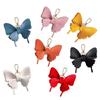 Trendy Matte Finish Butterfly Purse Charm Easy Installation Decorative Bag Enhancer Elegant Bag Pendant for Women