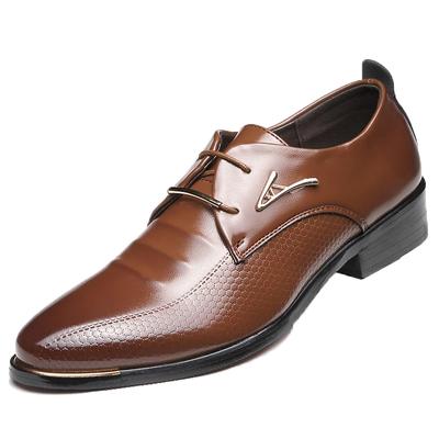 Chaussures de ville pour hommes à la mode Chaussures décontractées pour hommes d'affaires homme Chaussures Oxford en cuir marron noir pour hommes Grande taille