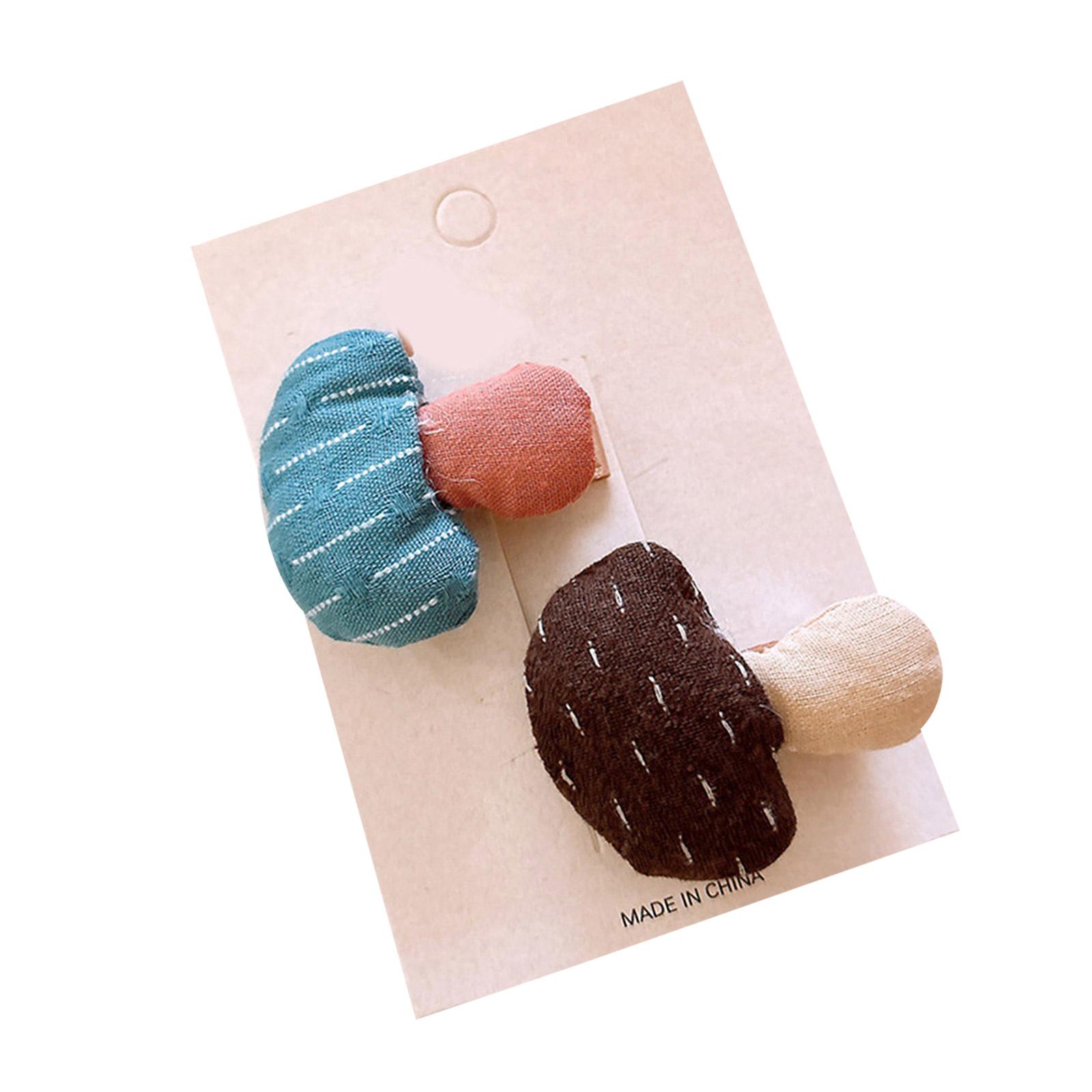 

Lovely Mushroom Hair Clip Kids Durability Hair Pin Children s Fashion Hair Clip for Special Occasion F