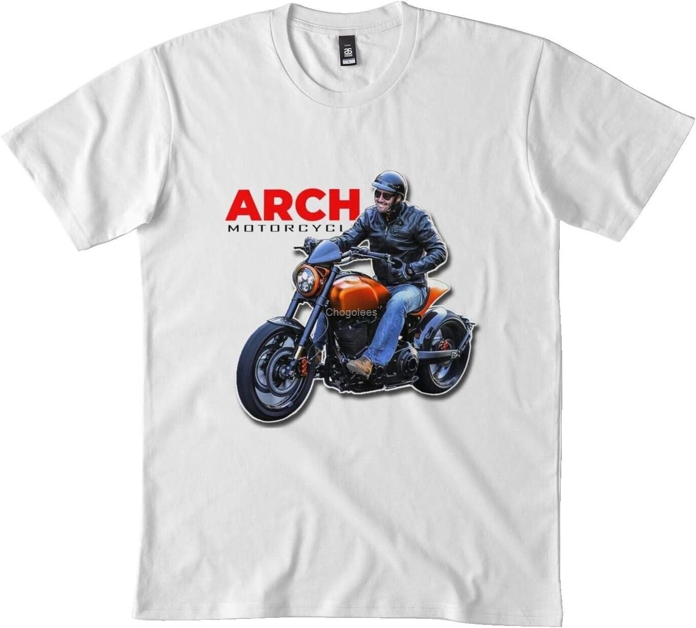 Arch Motorcycle T Shirt t-Shirts for Men Women 2610DMN Black(2) XL белый