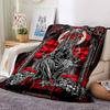 Customiz Name Personality Slayer logo Blanket Soft &Warm Sofa Office Bed Travel Lunch Break Blanket, Gift Suitable All Seasons