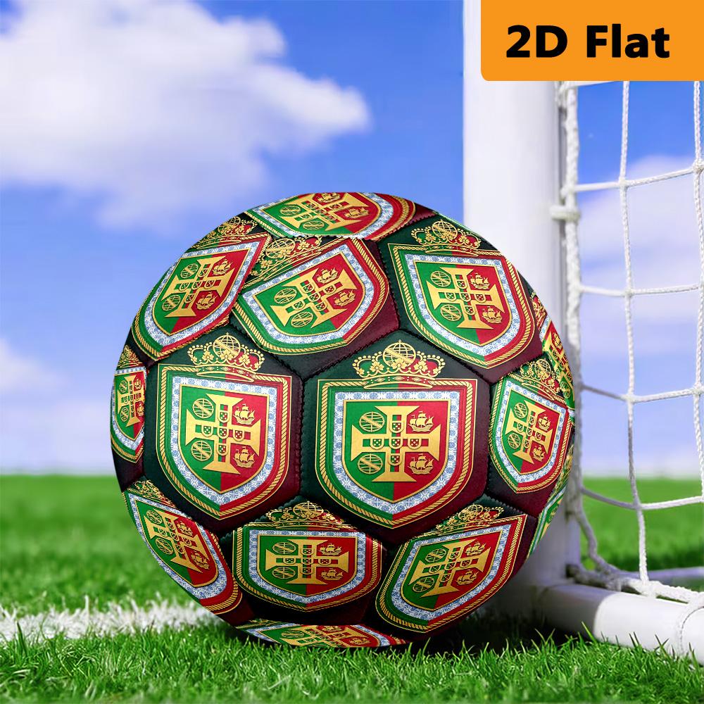 Vibrant Portuguese Heritage Soccer Ball Suitable for Both Training and Competition Outdoor Sports High Elasticity Very Elastic Training Football