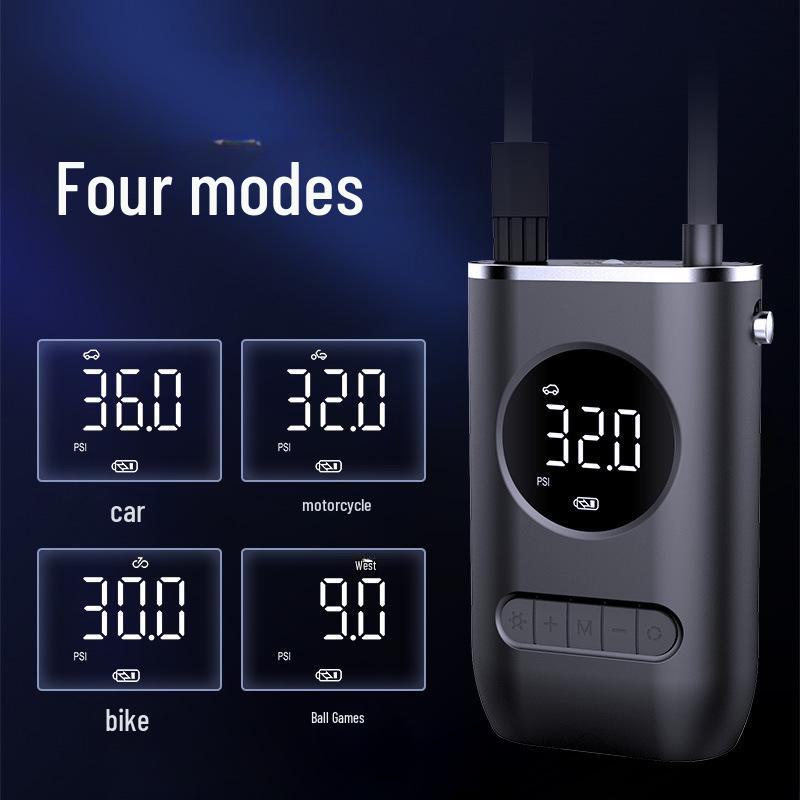Portable Mini Wireless Car Tire Air Pump
