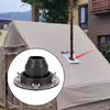 Botte de cheminée de tente résistante à la chaleur pour trou de cuisinière, Flash de toit pour tuyau de poêle, pour garages et abris
