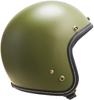 Marushin MCJ5 Jet Motorcycle Helmet, Road Fork, Open Jet, Matte Olive, Size L (59-60cm), 3006548