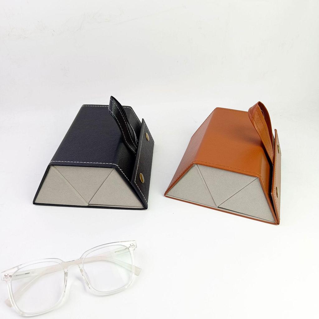 Handmade Multi-section Folding Eyeglass Case for Myopia Glasses & Sunglasses