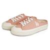 MLB Playball Mule Mules Slip Resistant Abrasion Resistant Low top Canvas Shoes Unisex Cherry Blossom Pink 32SHS1111-07P