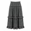 Ggpx New York 2 Tier Check Frill Skirt Gq9sk009f