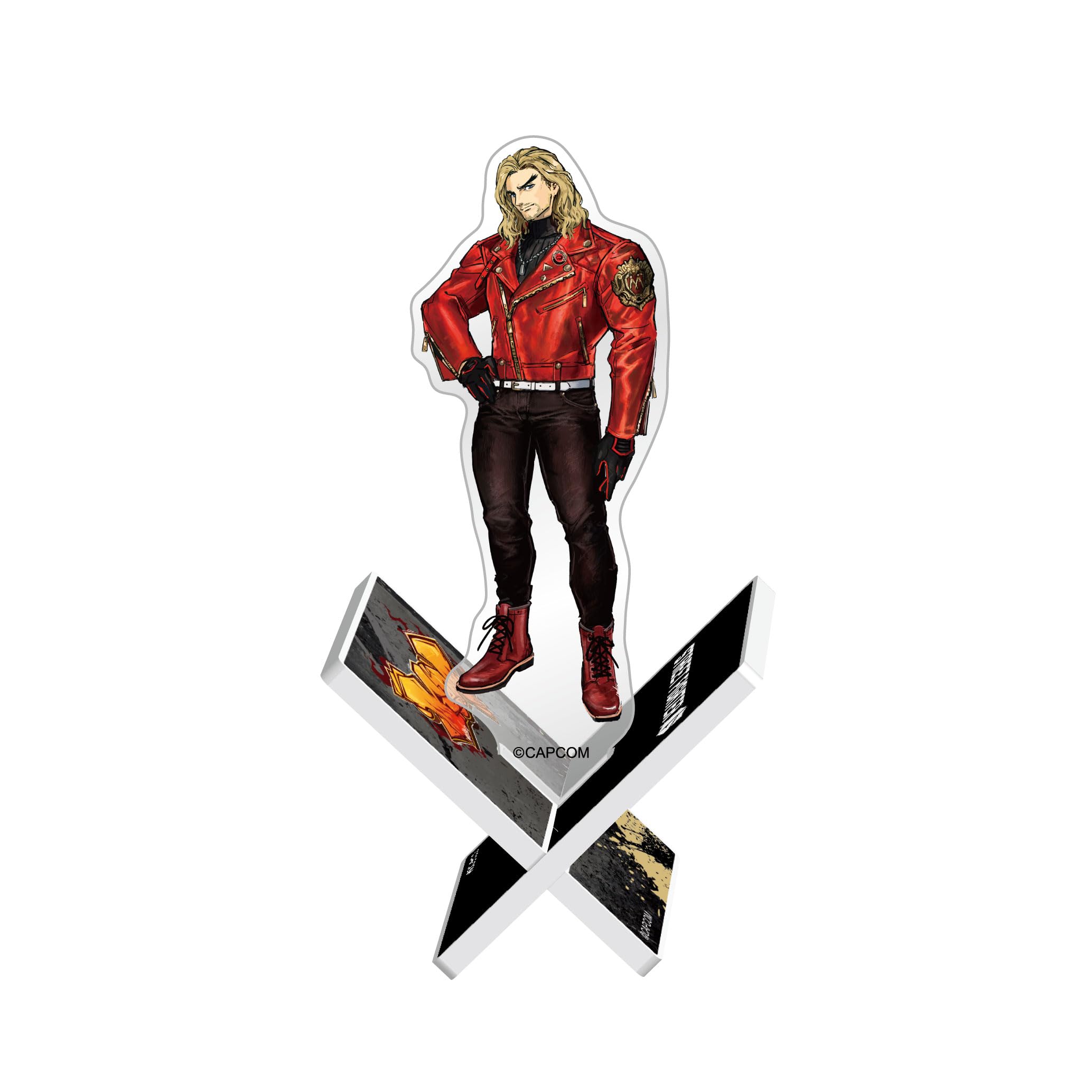 

Capcom Batten Acrylic Stand, Street Fighter 6 Ken Outfit 3, Approx. H110 x W60mm, Made of Acrylic