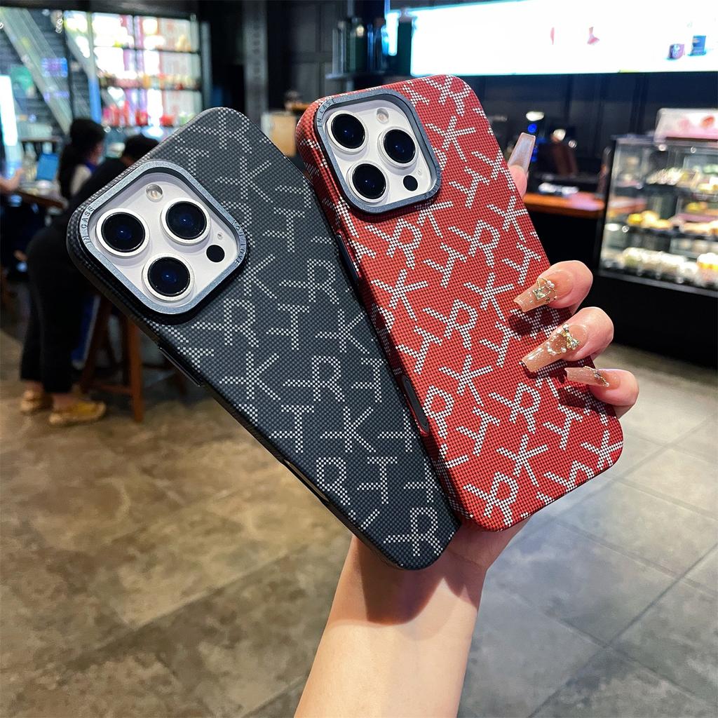 Retro Phone Case for IPhone 16 Carbon Fiber Pattern Protective Case for Apple 15 Promax Case for Huawei Mate70 Trend