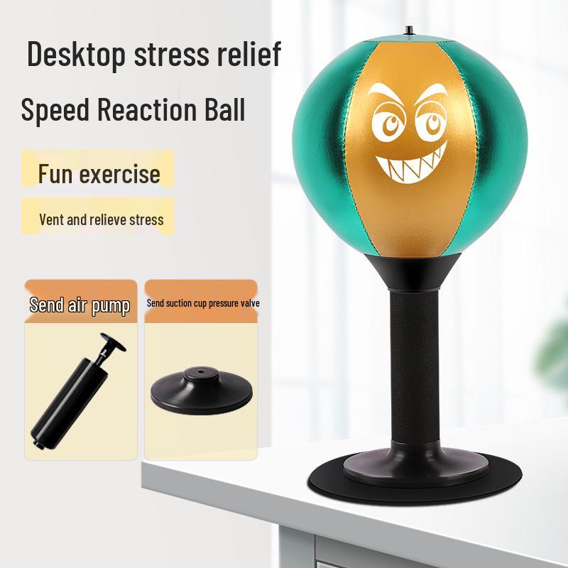 Aibeijian Children's & Adult Desktop Boxing Speed Ball - Decompression and Venting Tool