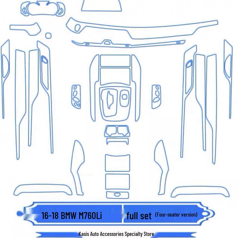 BMW 18-25 7 Series Interior Center Console TPU Screen Protector