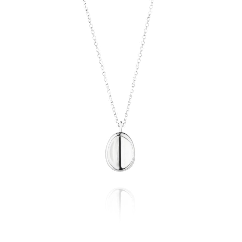 92.5 Silver Pebble Necklace W