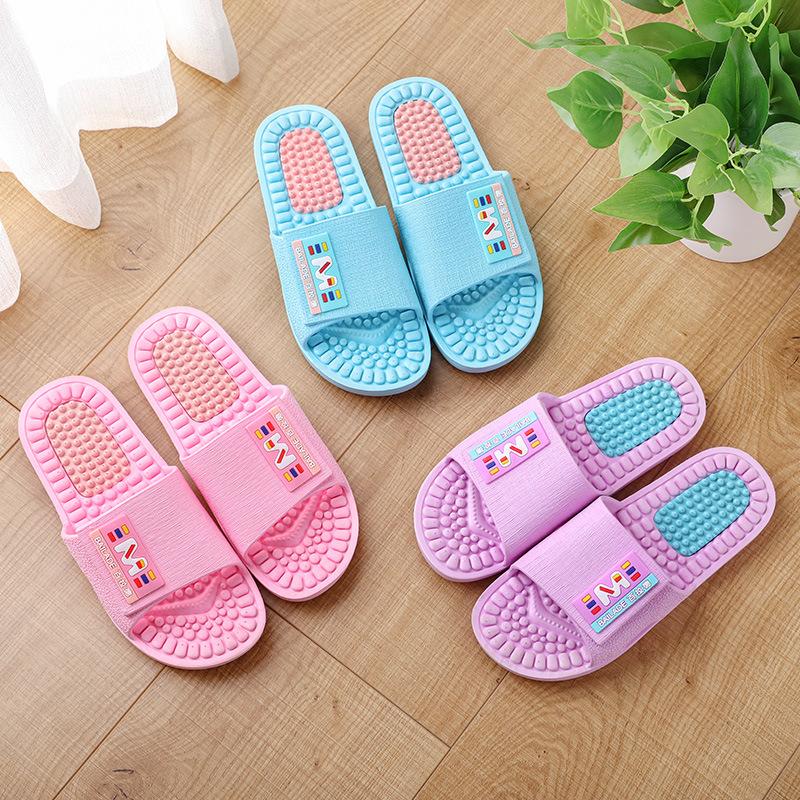 Summer Soles Massage Slippers Men's Acupoints Soles Soles Soles Home Indoor Antiskid Home Lovers Men's Home Cool Slippers